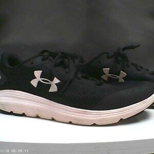 Under Armor Surge Black With Light Pink Logo